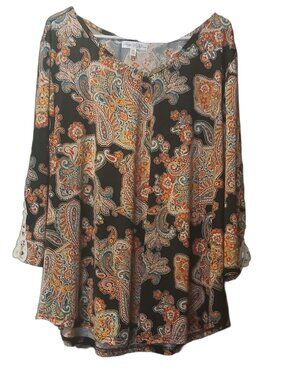 Stem & Vine Paisley with Battenberg lace trim